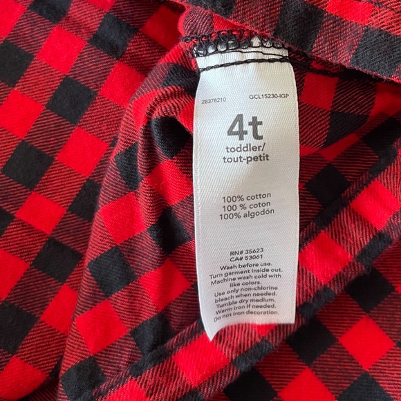 Lot of 3 Long Sleeve Shirts Tops Girls Size 4T Carters - Picture 7 of 9